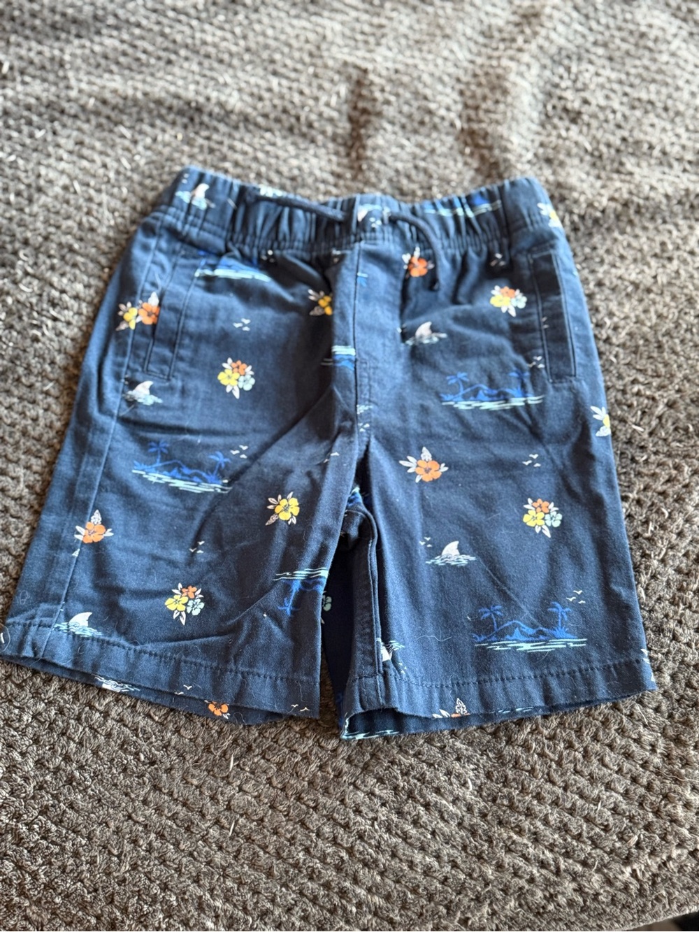 Garanimals Navy Floral Swim Shorts